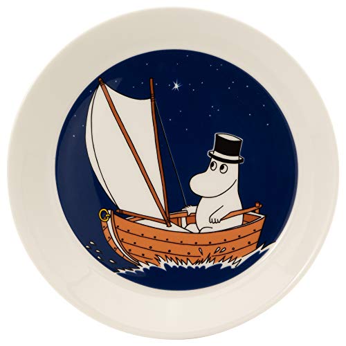Arabia Teller, Porzellan, blau, 19cm von Arabia
