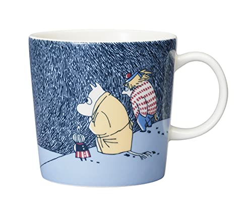 ARABIA Moomin Seasonal Mug Snow Moonlight Winter 2021 0,3 l, mehrfarbig von Arabia