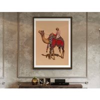 Handgemaltes Originalbild, Malerei Auf Handgeschöpftem Papier, Originalkunstwerk, Originalgemälde, Männerbild von AradhanaShopArt