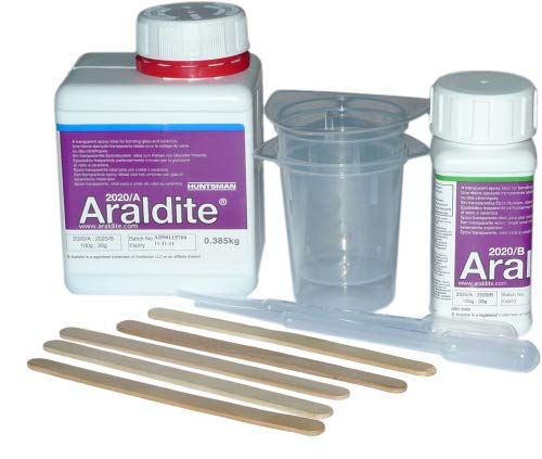 Araldite 2020 | 0,5 kg (385g Harz + 115g Härter) | Huntsman | Zwei Komponenten 2K Kleber Klebstoff | Epoxid Harz Epoxidharzkleber Epoxidharzklebstoff Epoxidkleber Epoxidklebstoff Epoxidharz von Araldite