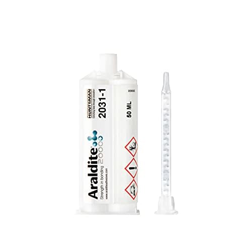 Araldite 2031-1 Epoxid-Kleber, 2 Komponenten, für Verbundverklebung, hohe Festigkeit – 50 ml Araldite 2031-1 Epoxid-Kleber, 2 Komponenten, für Verbundverklebung, hohe Festigkeit – 50 ml von Araldite