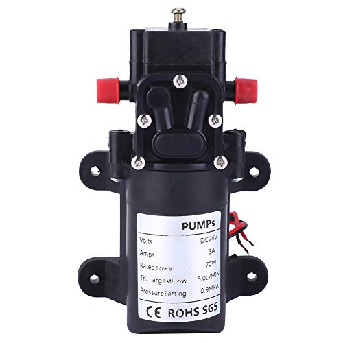 Aramox 24 V 70W Membran Rückfluss Pumpe Doppelte Seite Gerade Rohr Selbst Priming Einsaugmembran Rückflusspumpe Aramox 24 V 70W Membran Rückfluss Pumpe Doppelte Seite Gerade Rohr Selbst Priming Einsaugmembran Rückflusspumpe von Aramox