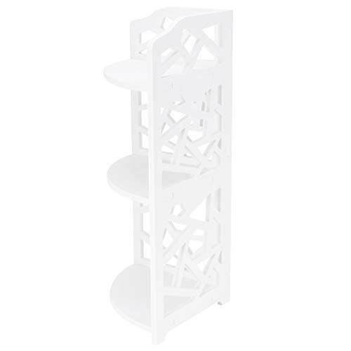 Aramox 3-stufige Kleine Eckregale Anlagenstange mit Großem Lagerbereich, Einfache Montage, Platzsparende Lösung, Vielseitiges Design, Bestehend aus PVC-Schaumstoffplatine, für Badezimmer Schlafzimmer Aramox 3-stufige Kleine Eckregale Anlagenstange mit Großem Lagerbereich, Einfache Montage, Platzsparende Lösung, Vielseitiges Design, Bestehend aus PVC-Schaumstoffplatine, für Badezimmer Schlafzimmer von Aramox