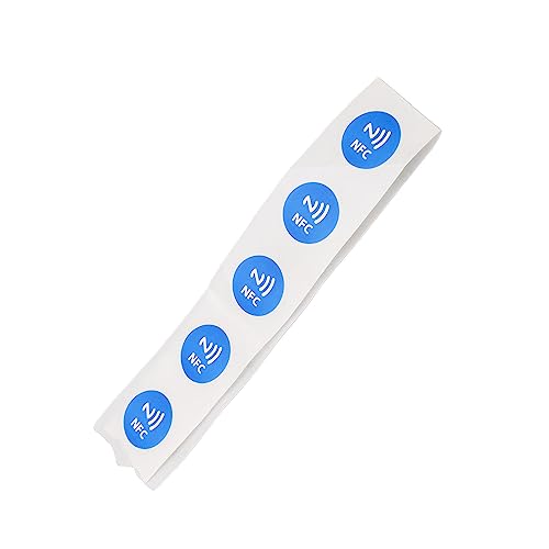 Aramox 30pcs NFC -Tags PVC -Aufkleber Wassersicher, NFC -Karten mit Klebstoffrücken, Kompatibel mit Tagmo und Aktivierten Geräten (BLUE) von Aramox