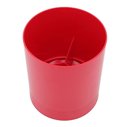 Aramox 360 -Grad -Rotatable Essstäbchenhalter Utensilhalter Küchenorganisator mit Anti Schlupfboden Fach Design für Essstäbchengabeln Löffel (Rot) von Aramox