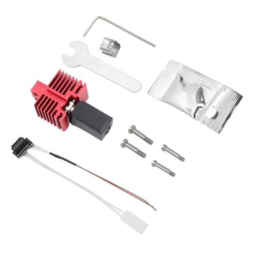 Aramox 3D -Drucker -Hotend Kit TZ4.0 Integriertes Düsenkit mit 0,4 Mm Gehärteter Stahldüse für P1S P1P X1 X1E Breite Kompatibilität Hochgeschwindigkeitsdruckdruck von Aramox