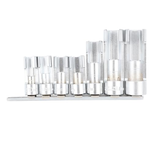 Aramox 7 PCs Sauerstoffsensorentfernungsbuchse Tool Legierung Öl Injektor O2 Sensorschlüssel Entfernung Werkzeug für Fahrzeug Aramox 7 PCs Sauerstoffsensorentfernungsbuchse Tool Legierung Öl Injektor O2 Sensorschlüssel Entfernung Werkzeug für Fahrzeug von Aramox