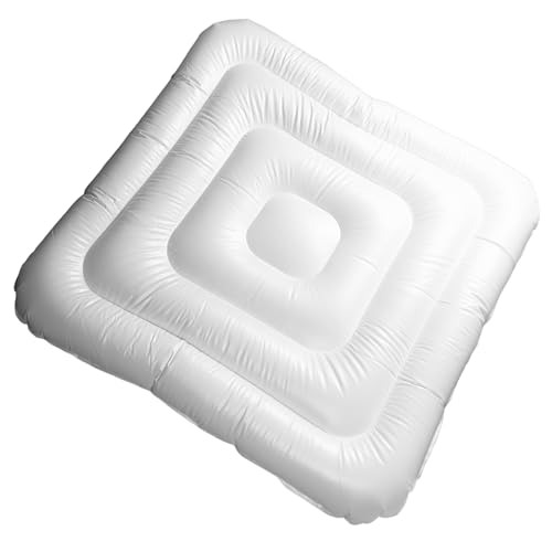 Aramox Aufblasbare -Abdeckung PVC Spa Abdeckung 4,2 Fuß Quadratische Energieeinsparung Deckelblöcke Abfallreduziert Die Verdunstung Die Wärme mit Premiummaterial für Die Meisten Spa -Whirlpools von Aramox