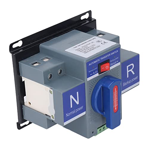 Aramox Automatischer Übertragungsschalter für Doppelleistung - Zuverlässige CB -Typ Mini Umstellung AC230V Breite Anwendung (50A) von Aramox