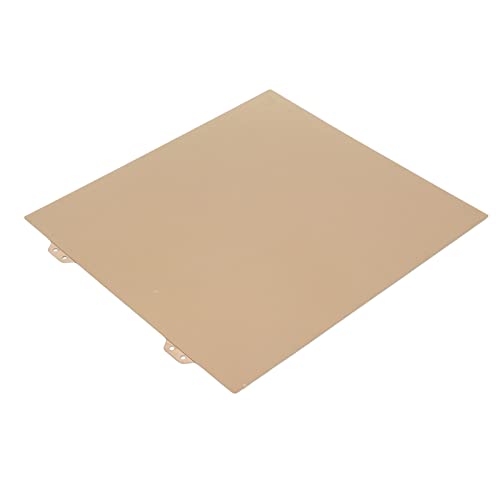 Aramox Bauplattenblatt, Einfach zu Entfernende Gold-Bauplatte für 3D-Druckerdruck (Goldene Stahlplatte) von Aramox