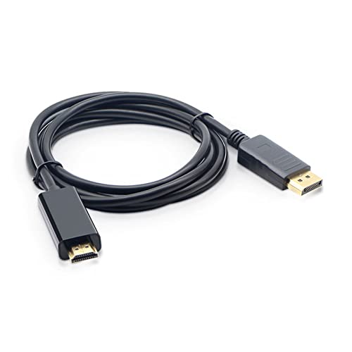 Aramox DisplayPort-zu-HD-Kabel, DP-zu-HD-Kabel 5,9 Fuß Lang 4K 60Hz Stabiles Signal für Laptop von Aramox