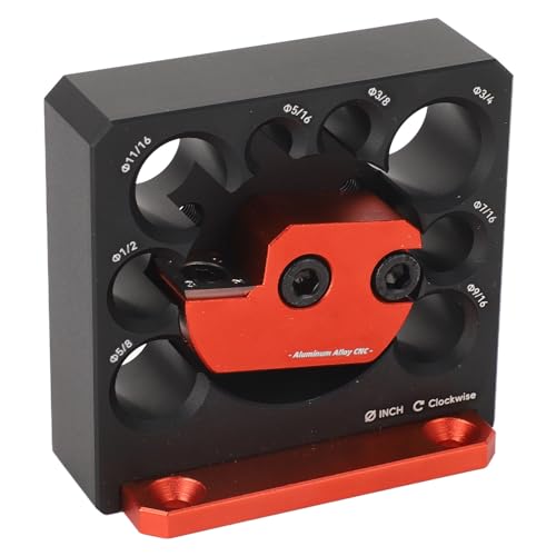 Aramox Dübelhersteller Jig -Kit, Ein Einstellbares Werkzeug mit Aluminiumlegierung mit 8 Löchern für Präzise Holzbearbeitung und Glatte Schnitte von Aramox