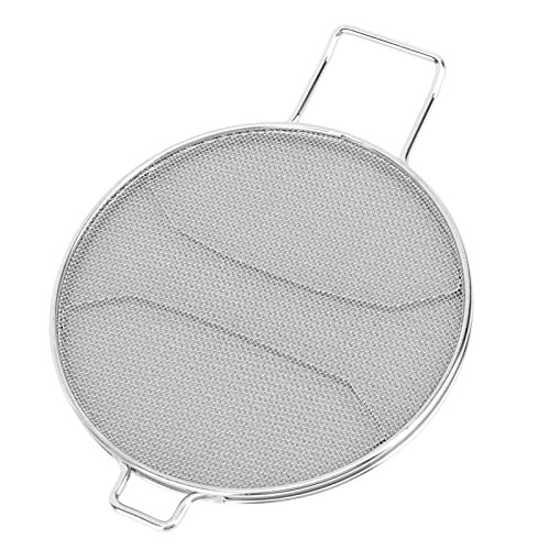 Aramox Edelstahl -Splitterschutz Edelstahl Mesh Splatter Bildschirm Fritteuchterabdeckung für Foodi Ig651 Verhindern von Aramox