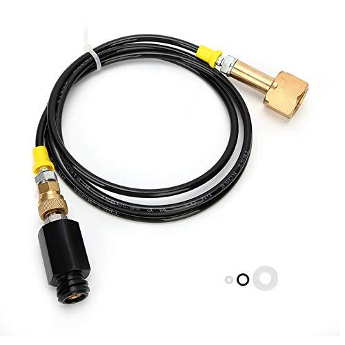 Aramox Einfache Installation, Mühelose CO2 -Füllung, Robuster Bautoda -Soda Externer Schlauchadapter Kit, das für Verschiedene Soda Wassermaschinen Geeignet Ist und Zur Einstellung von von Aramox