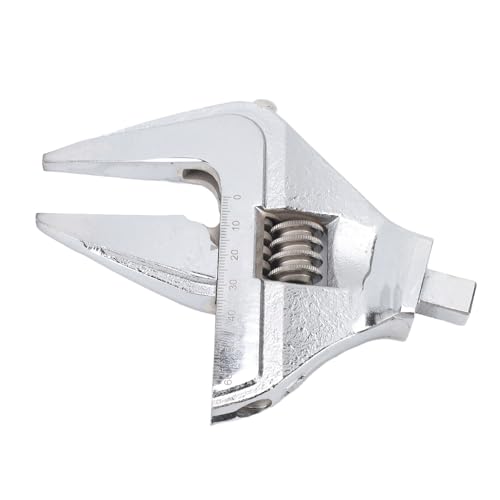 Aramox Einstellbarer Schraubenschlüssel Kopf Industrial Grade Torsion Ultra Großer Öffnung CRV -Hardware -Tool 9x12 Konvexe Quadratschnittstelle (0-60 mm) von Aramox