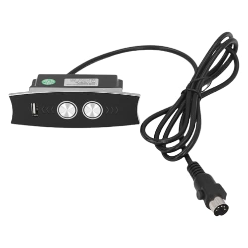 Aramox Elektrischer Sofa Handsteuerungsschalter, Elektrischer Leckerblock Controller 5 Pin Handsteuerungsschalter für Hubstuhl Sofa mit USB Ladung (Black) von Aramox