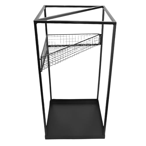 Aramox Geometrische Eisenschirde -Ständer Rack Sparersparnis für Eingangseingang, Pulverbeschichtungshalter für Zuhause oder Büro von Aramox