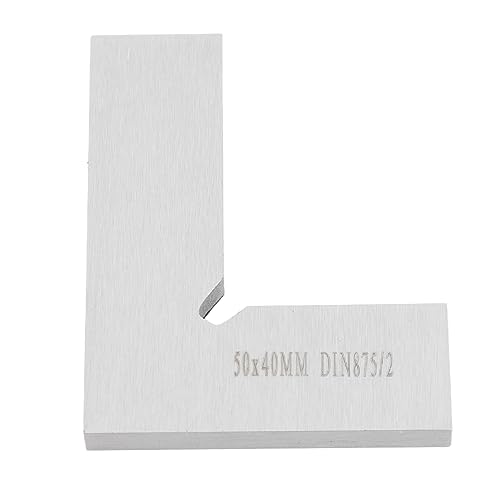 Aramox Holzbearbeitung Quadratischer Lineal Leicht 90 Grad 50 X 40 Mm Rechtwinkeliger Maschinist Quadrat für Genaue Kennzeichnung, Werkzeug für Hobbyisten Aramox Holzbearbeitung Quadratischer Lineal Leicht 90 Grad 50 X 40 Mm Rechtwinkeliger Maschinist Quadrat für Genaue Kennzeichnung, Werkzeug für Hobbyisten von Aramox