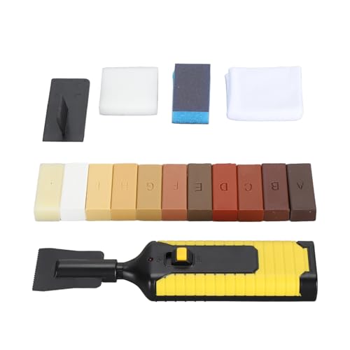 Aramox Holzbodenreparatur-Wachs-Kit, 11 Farben Hartes Wachsfüller DIY Manuelles Werkzeug für Möbelreparaturen, Farbübereinstimmungen, Bequem und Effizient, Verschiedene Materialien mit Aramox Holzbodenreparatur-Wachs-Kit, 11 Farben Hartes Wachsfüller DIY Manuelles Werkzeug für Möbelreparaturen, Farbübereinstimmungen, Bequem und Effizient, Verschiedene Materialien mit von Aramox