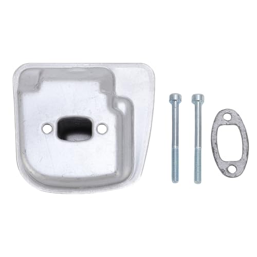 Aramox Langlebiger Pinselschneider OEM -Teile Schalldämpfer für FS55 FS55C, Geräuschreduzierung und Motorschutz, Geeignet für Langjährige Outdoor -Arbeiter, Stahlmaterial von Aramox