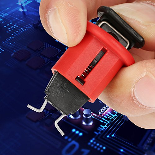 Aramox Leiterschalter Lock Doppelverriegelungsfunktion, Humanisiertes Design, Einfach zu Verwendende Miniatur -Leistungsschalterschloss, Universelle Passform, Industrielles Glas -Nylon Sperrung von Aramox