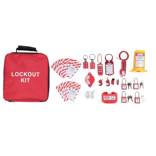 Aramox Lockout Tagout Kit Circuit Breaker Sperrungen Hänge -Tag -Schnallen und -Keys für Industrielle Elektrische Sicherheitssystem von Aramox