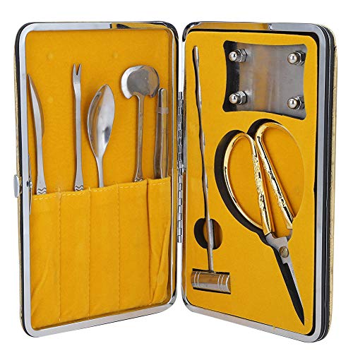 Aramox Meeresfrüchte Crackers Set, Edelstahl-Krabben-Werkzeuge Meeresfrüchte Schere Klauenhandwerk für Heimreise, Einfache Fleischentzüglich, Vielseitiger Gebrauch, Mehrzweck, Bereit, von Aramox