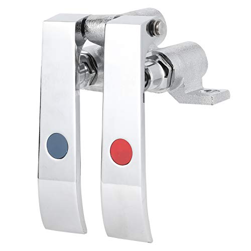 Aramox Messing -Fuß -Pedalarmaturen Ventil, Langlebiges Selbstschließventil mit für Küchen und Badezimmergebrauch (#2) von Aramox