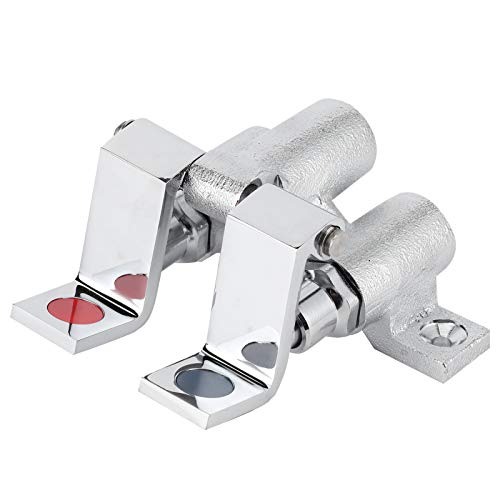 Aramox Messing -Fuß -Pedalarmaturen Ventil, Langlebiges Selbstschließventil mit für Küchen und Badezimmergebrauch (#4) von Aramox