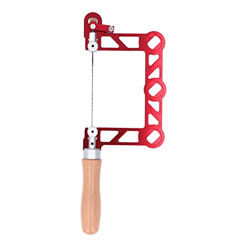 Aramox Mini Holzbearbeitungshandsäge, u Form Aluminiumlegierung Body Body Holzgriff (3in) von Aramox
