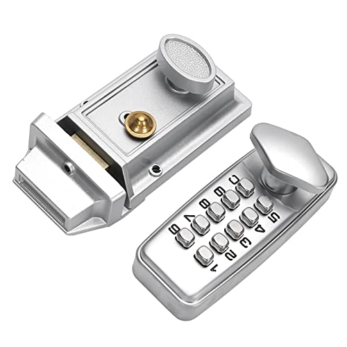 Aramox Mini Mechanical Lock, Wasserdichtes Design, Schlüssellosen Eintritt, Vollständig Mechanisches Schloss, Geräuschloser Betrieb, Zinklegierungschlüsselloser Eingangscode -Schloss, Geeignet für Aramox Mini Mechanical Lock, Wasserdichtes Design, Schlüssellosen Eintritt, Vollständig Mechanisches Schloss, Geräuschloser Betrieb, Zinklegierungschlüsselloser Eingangscode -Schloss, Geeignet für von Aramox