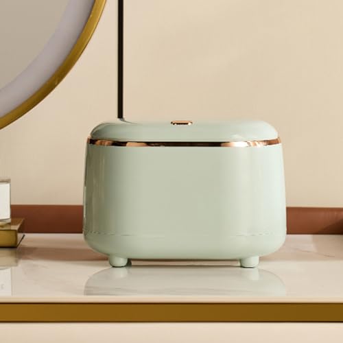 Aramox Mini -Mülleimer mit Deckel Press Typ Desktop Müllbehälter Exquisit (hellgrün) von Aramox