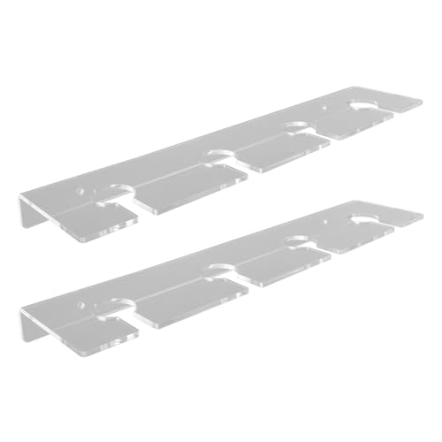 Aramox Moderner Acryl -Weinglashalter Raum Effizient und Robust, Weinmontierte Weinglashalter Stemware Rack mit für die Heimküche (Transparent) von Aramox