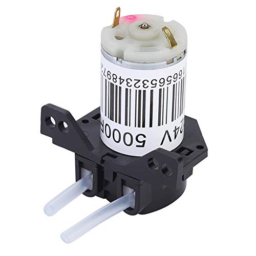 Aramox Peristaltische Flüssigpumpe Mikro -Peristalt -Pumpe Selbstprimingpumpe Kompakt Zuverlässige Röhrchen Ersatz Einstellbare Richtungsanwendung für Experimente Pharmazeutika (24V) von Aramox