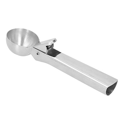Aramox Premium Edelstahl -Eiscreme -Schaufel, Multifunktionales Küchenwerkzeug mit Ergonomischem Griff Design, Leicht zu Demold, Ideal für Dessertliebhaber, Bestehend aus 304 Edelstahl von Aramox