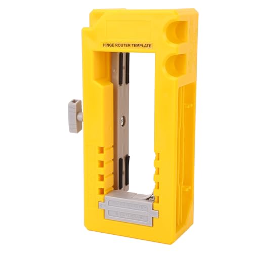 Aramox Professionelle Türscharnier-Router-Vorlage, Einfache Installations-Jig-Kit, Ideal für -Enthusiasten, Hochwertiger Kunststoff von Aramox