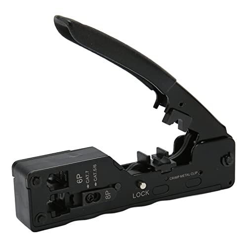 Aramox RJ45-Crimpwerkzeug, Sicherheitsschloss-Kabel-Crimpwerkzeug für Cat7a von Aramox