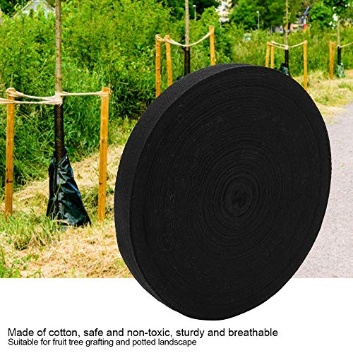 Aramox Robustes Verband, Vielseitiges Gartenwerkzeug aus Baumwolle, Einfache Anwendung für Obstbäume, Bonsai, Verbessern Sie Ihren Garten mit Sicherem Nicht -Wrap -Bandband (2cm schwarz) von Aramox
