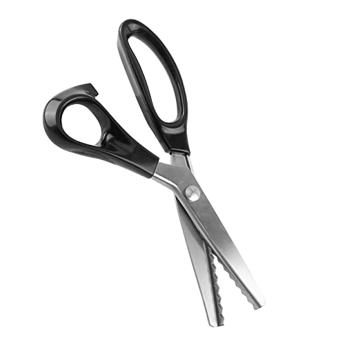 Aramox Scherzscherenfischschere, Edelstahlblätter, Typ: Runde, 23 cm Professionelle Schere für Stoff Lederhandwerk mit Kugellagergelenk Zur Glatten Einfachen Aktion, (7mm) von Aramox