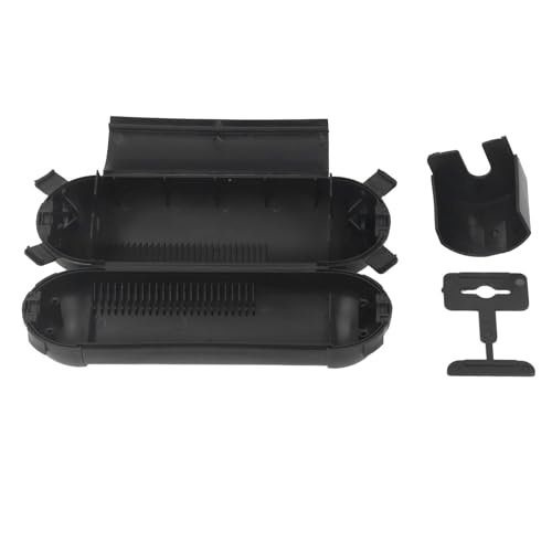 Aramox Sicherheitsabdeckung der Verlängerungskabel für Geerdete und Polarisierte Stecker, Geeignet für Verschiedene Drahtmessgeräte (BLACK) von Aramox
