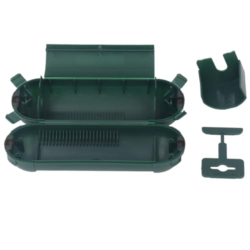 Aramox Sicherheitsabdeckung der Verlängerungskabel für Geerdete und Polarisierte Stecker, Geeignet für Verschiedene Drahtmessgeräte (GREEN) von Aramox