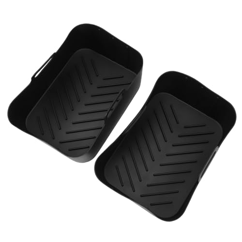 Aramox Silikon-Fritteuse-Liner, Silikon mit Lebensmittelqualität, Wiederverwendbare Fritteusenkörbe, Bis zu 400 ° F Für Foodi Max Dual Zone AF400EU AF300EU Aramox Silikon-Fritteuse-Liner, Silikon mit Lebensmittelqualität, Wiederverwendbare Fritteusenkörbe, Bis zu 400 ° F Für Foodi Max Dual Zone AF400EU AF300EU von Aramox
