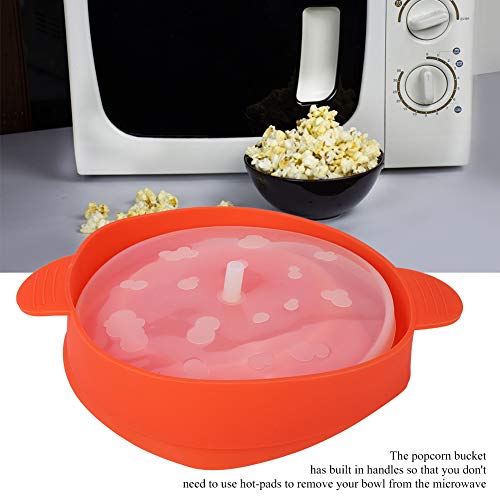 Aramox Silikon-Mikrowellen-Popcorn-Eimer, Make, und Fluffy Popcorn in Nur 2-3 Minuten zu Hause mit Leichtigkeit. Einfach für Bequeme Lagerung Zusammenbricht, Ideal für Schlafsaalräume und Wohnmobile von Aramox