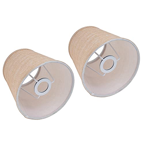 Aramox Tolle Leichte Sendung, Sicheres Design, Premium -Materialien, 2pcs Europäische E14 -Lampenschirm für Tischlampen, Stofflampen und Kronleuchter, Moderner Lampenschatten mit Klassischem von Aramox