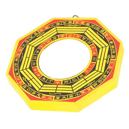 Aramox Traditioneller Bagua-Spiegel, Feng Shui Konvexer Schutz Gegen Schädliche Kräfte (4-Zoll-Konkavspiegel) von Aramox