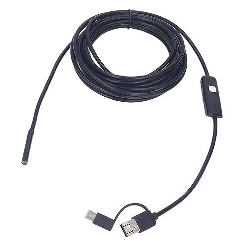 Aramox USB-Endoskop-Kamera 3 in 1 Endoskop mit LED-Licht IP67 5,5mm Objektiv 16,4 FT Kabel für OTG-Geräte von Aramox