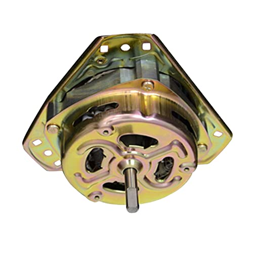 Aramox Waschmaschinen Trocknungsmotor Starker Stromdehydrationsmotor für Semi -automatische Waschmaschine (90 W grober Schaft) von Aramox