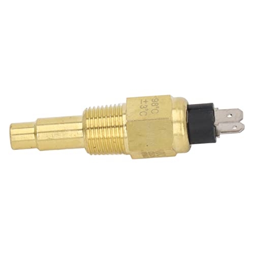 Aramox Wassertemperatur-Sensor Aluminiumlegierung 3W 6-24 V für VDO, Hohe Leistung Zur Überwachung der Wassertemperatur bei Generatoren (NPT3/8) von Aramox