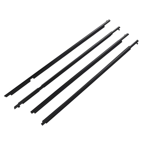 Aramox Weat-Streifen-Fensterformelge, Gummi-Dichtungs-Kit für Autofenster, Langlebige Wetterstreifen, Einfache Installation Vorne, Hinterher, Links und Rechts Fenster von Aramox
