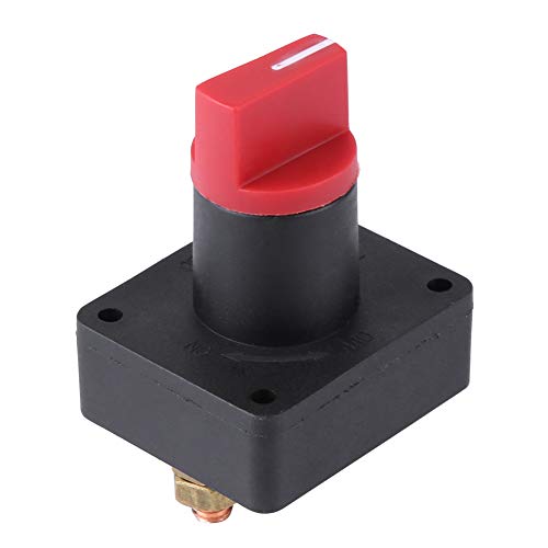 Batterie Trennschalter 6MM 300A Batteriehauptschalter Auto LKW Boot Batterie Isolator Trennen Abschalten Power Kill Switch von Aramox